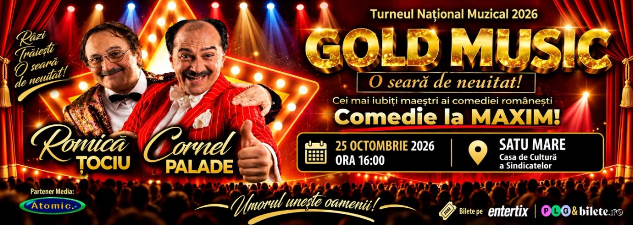 Romică Țociu | Cornel Palade - Umorul unește oamenii!